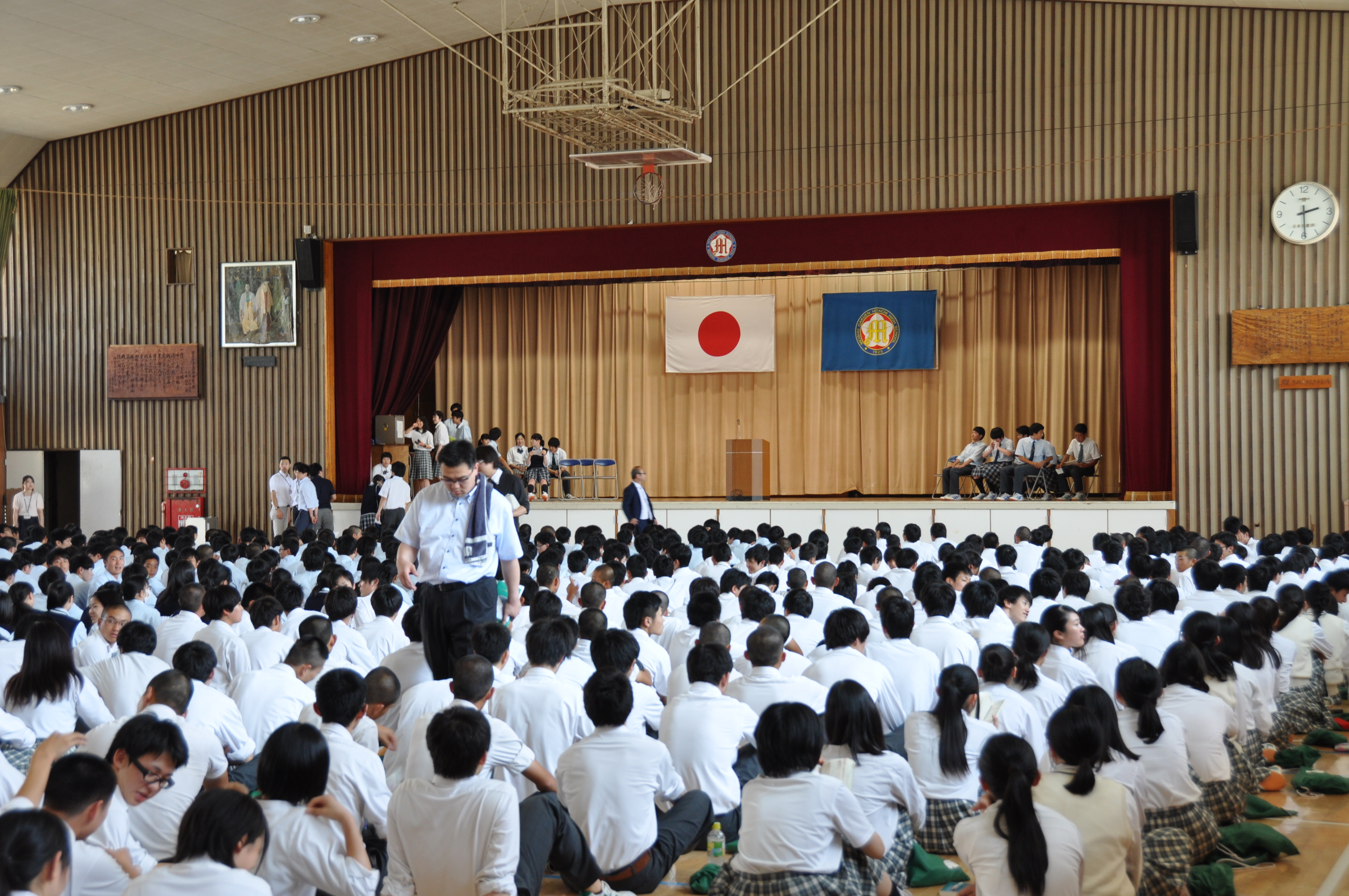 生徒会役員選挙立会演説会・投票 明秀学園日立高等学校 入試情報ブログ 7267